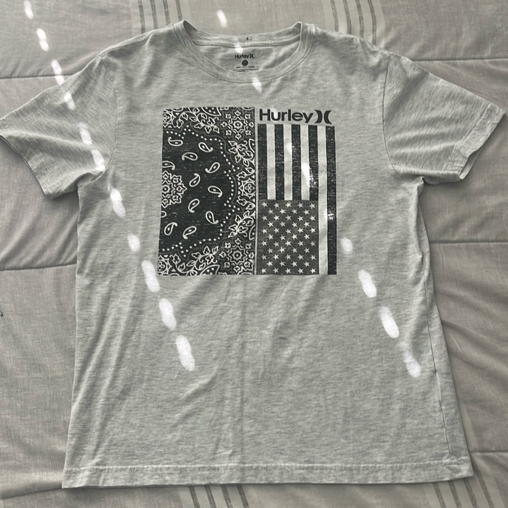 American Flag Hurley T-shirt